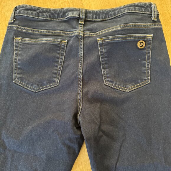 MICHAEL KORS IZZY CROPPED SKINNY JEANS SIZE 12 STRETCH HI RISE - Picture 2 of 6